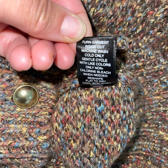 House of Harlow 1960 Womens 2 Piece Set Tank Top And Cardigan Size Large Brown - Picture 12 of 13